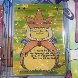 2 NEW RARE Holo Pokederp Charizard Pikachu Poncho NON-TCG JWillyGuy Pokemon Card - Image 3