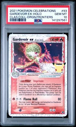 Pokemon Gardevoir ex Celebrations Classic Coll. Dragon Frontiers Holo #93 PSA 10 - Image 1