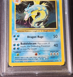 Pokemon TCG Gyarados #6/102 Base Set Unlimited, Holographic, Graded PSA 4, VG-EX - Image 4