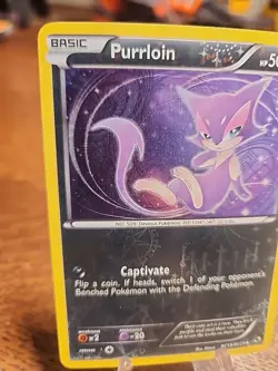 Purrloin RC13/RC25 Holo Radiant Collection 2013 Pokemon TCG - Image 2