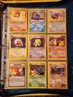 Pokemon Collection Binder Vintage Lot of Cards Holos Rares WoTC E-Reader Etc - Image 1