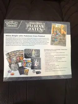 Nintendo Pokemon TCG Scarlet & Violet Paldean Fates Pokemon Center etb sealed! - Image 2