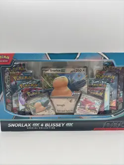 Pokemon TCG: Snorlax Ex & Blissey Ex Special Collection Box (8 Packs) - Image 1