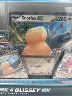 Pokemon TCG: Snorlax Ex & Blissey Ex Special Collection Box (8 Packs) - Image 2