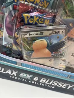 Pokemon TCG: Snorlax Ex & Blissey Ex Special Collection Box (8 Packs) - Image 3
