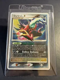 2008 Pokemon Diamond & Pearl Black Star Promo DP19 Darkrai Lv.X Holo - Image 3