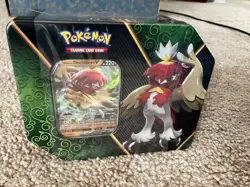 Pokemon TCG Divergent Power Hisuian Decidueye V Tin , New In Original Pkg. - Image 2