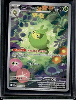 2025 Pokemon White Flare Swadloon Illustration Rare #088/086 - Image 1