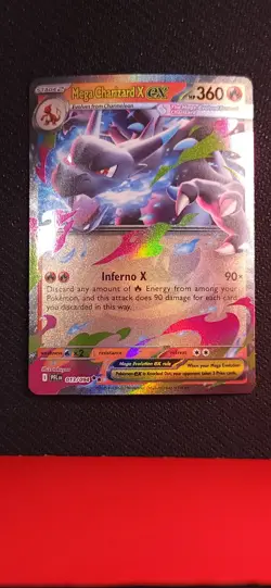 Mega Charizard X Ex 13/94 - Phantasmal Flames Pokemon TCG Double Rare - NM - Image 1