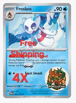 4x Froslass 053/167 x4 - Twilight Masquerade - Pokemon TCG - Playset - Image 1