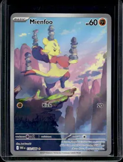 2025 Pokemon White Flare Mienfoo Illustration Rare #133/086 - Image 1
