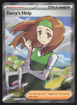 Daisy's Help Ultra Rare Holofoil 195/165 NM SV: Scarlet & Violet 151 Pokemon Car - Image 1