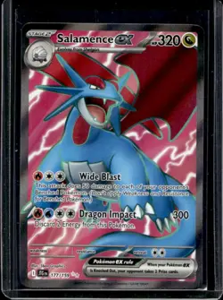 2025 Pokemon Journey Together Salamence ex #177/159 - Image 1