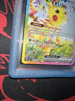 2024 POKEMON SSP EN-SURGING SPARKS SPECIAL ILLUSTRATION RARE PIKACHU EX PSA 10 - Image 2