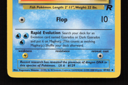 Magikarp 47/82 Uncommon Team Rocket Pokemon LP 1999 Vintage - Image 4