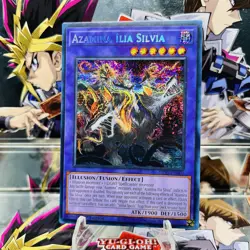 Yugioh Azamina Ilia Silvia MP25-EN103 Prismatic Secret Rare 1st Ed Near Mint - Image 1