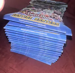 20x lot YuGiOh! Justice Hunters Factory Sleeved 1st Edition packs Mint - Image 2