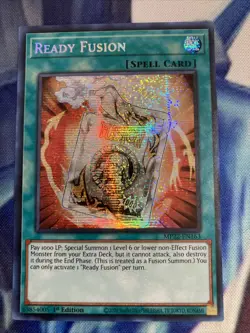 Yugioh! Ready Fusion - 1st Ed Prismatic Secret Rare - MP22-EN163 - NM - Image 1
