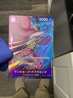 One Piece CCG Donquixote Doflamingo Prb02 Alr Art Jp - Image 1