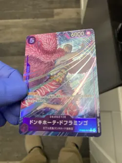 One Piece CCG Donquixote Doflamingo Prb02 Alr Art Jp - Image 3