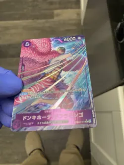 One Piece CCG Donquixote Doflamingo Prb02 Alr Art Jp - Image 4