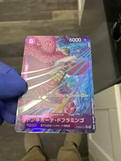 One Piece CCG Donquixote Doflamingo Prb02 Alr Art Jp - Image 5