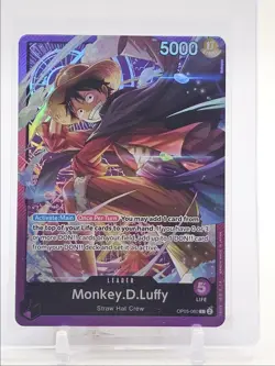 MONKEY D. LUFFY 2023 ONE PIECE SOUND LOADER VOLUME 1 LEADER C #60 Q6095 - Image 1