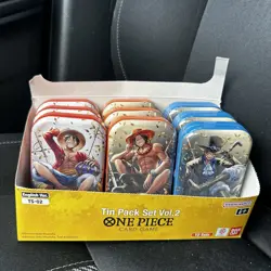 One Piece Tin Set Vol 2 (Partial Case- 9 Tins Total) - Image 1