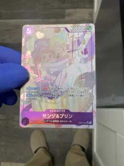 One Piece CCG Sanji & Pudding Eb02 Alt Art Jp - Image 1