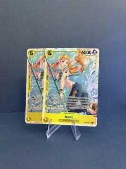 EB03-053 NAMI SR (LOT OF 2) Heroine’s Edition One Piece TCG ENGLISH NM - Image 1