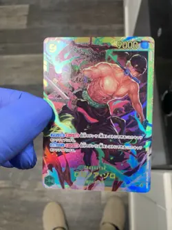 One Piece CCG Roronoa Zoro Alternate Art Foil - Image 3