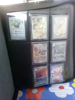 39 Pokemon Cards Lot Set In LOADED Travel PLAY TODAY Case HOLOGRAPHIC - Image 2