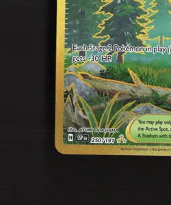 Gravity Mountain 250/191 Surging Sparks Gold Secret Rare Pokemon Card NM - Image 5