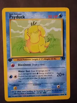 Psyduck 65/82 1st Edition Team Rocket Non-Holo Pokemon Card - Image 4