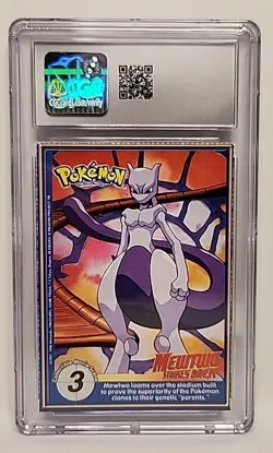 Nidorino #33 Burger King PokeTrivia 1999 Pokemon Trading Card Graded CGC 8.5 - Image 4