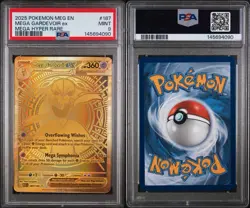 Mega Gardevoir ex 187/132 Me01: Mega Evolution Mega Hyper Rare Gold Card | PSA 9 - Image 3