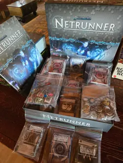 FFG Android Netrunner LCG Android Fantasy Flight Card Game (1st Ed) Box VG+/EX - Image 1
