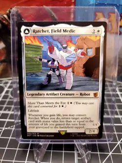 MTG Magic the Gathering Ratchet, Field Medic (2/60) Transformers NM - Image 1