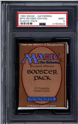 Revised Booster Pack English Graded PSA 9 Mint #41654503 MTG Magic - Image 1