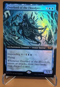 Overlord of the Floodpits (Extended Art) Duskmourn: House of Horror Foil - Image 1