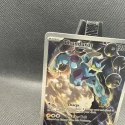 Thundurus Pokemon SV Pokemon Black Bolt Holo TCG - Image 5