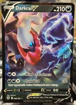 Darkrai V - 098/189 Astral Radiance - Ultra Rare - Pokemon TCG - NM/M - Image 2