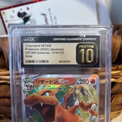 Charizard VSTAR Pokemon 2022 Japanese VSTAR Universe #014/172 CGC 10 PRISTINE - Image 3
