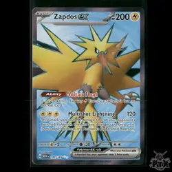 Zapdos ex 192/165 SV: Scarlet & Violet 151 NM Pokemon 2023 - Image 1
