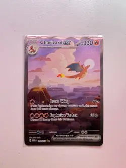 Pokemon TCG Charizard EX 199/165 Scarlet & Violet Special Illustration Rare SIR - Image 1