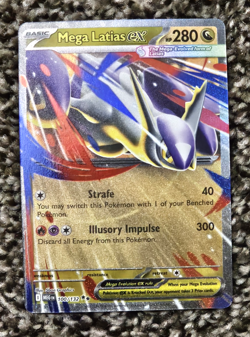 Mega Latias ex 100/132 Mega Evolutions Pokemon Card TCG NM Full Art - Image 1