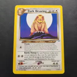 2000 Dark Ursaring 21/105 - Neo Destiny Non-Holo Regular Rare - Pokemon TCG - LP - Image 1