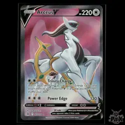 Arceus V (Full Art) 165/172 SWSH09: Brilliant Stars NM Pokemon 2022 - Image 1