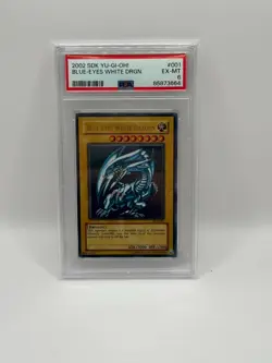 Blue-Eyes White Dragon SDK-001 Starter Deck: Kaiba-Unlimited Edition PSA 6 - Image 1