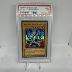 Yu-Gi-Oh Blue-Eyes White Dragon SDK-001 Super Rare Unlimited Edition PSA 5 - Image 1